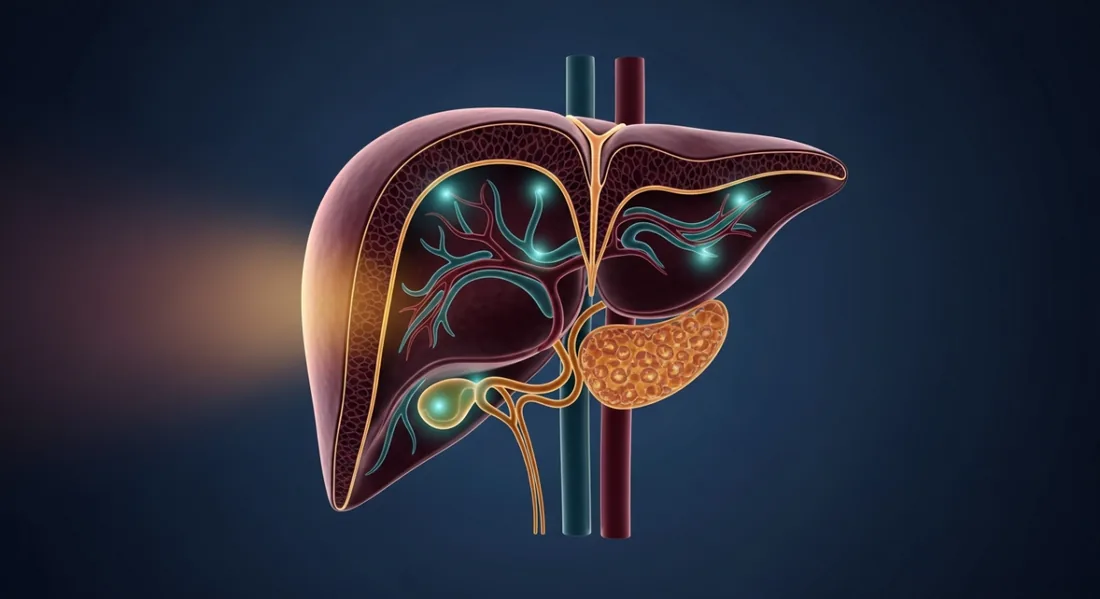 Liver cancer — liver anatomy